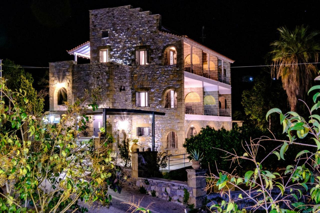 Olympia Zervea Studios With Pool - Apartment Kardhamili Bagian luar foto